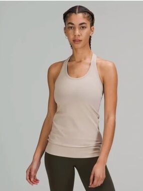 Lululemon Raw Linen Cool Racerback Tank Top Everlux